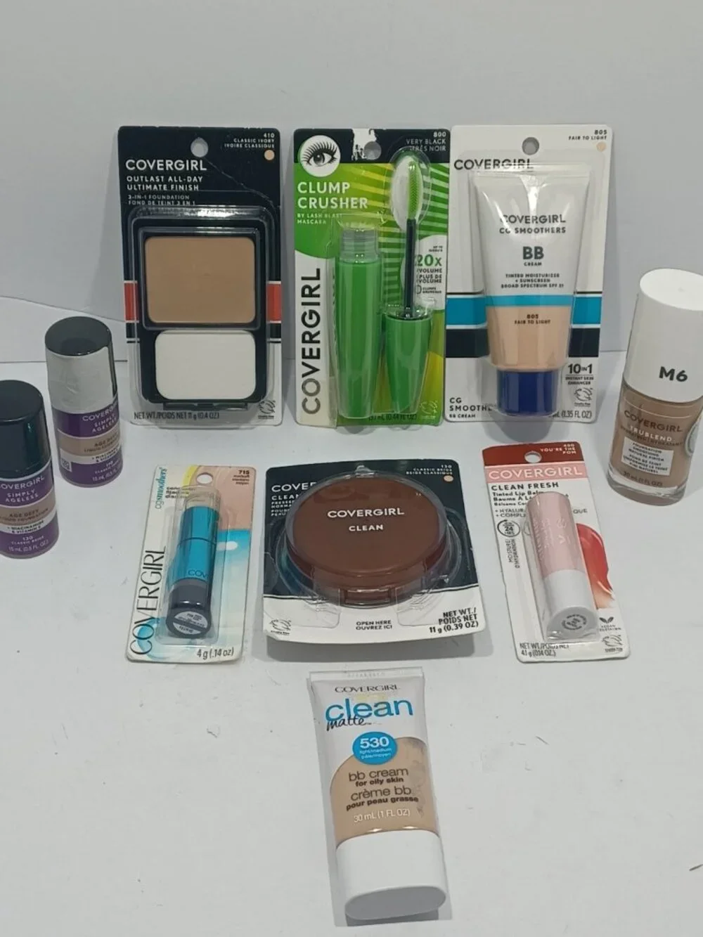 COVERGIRL Lot of 10 Mixed Makeup #3